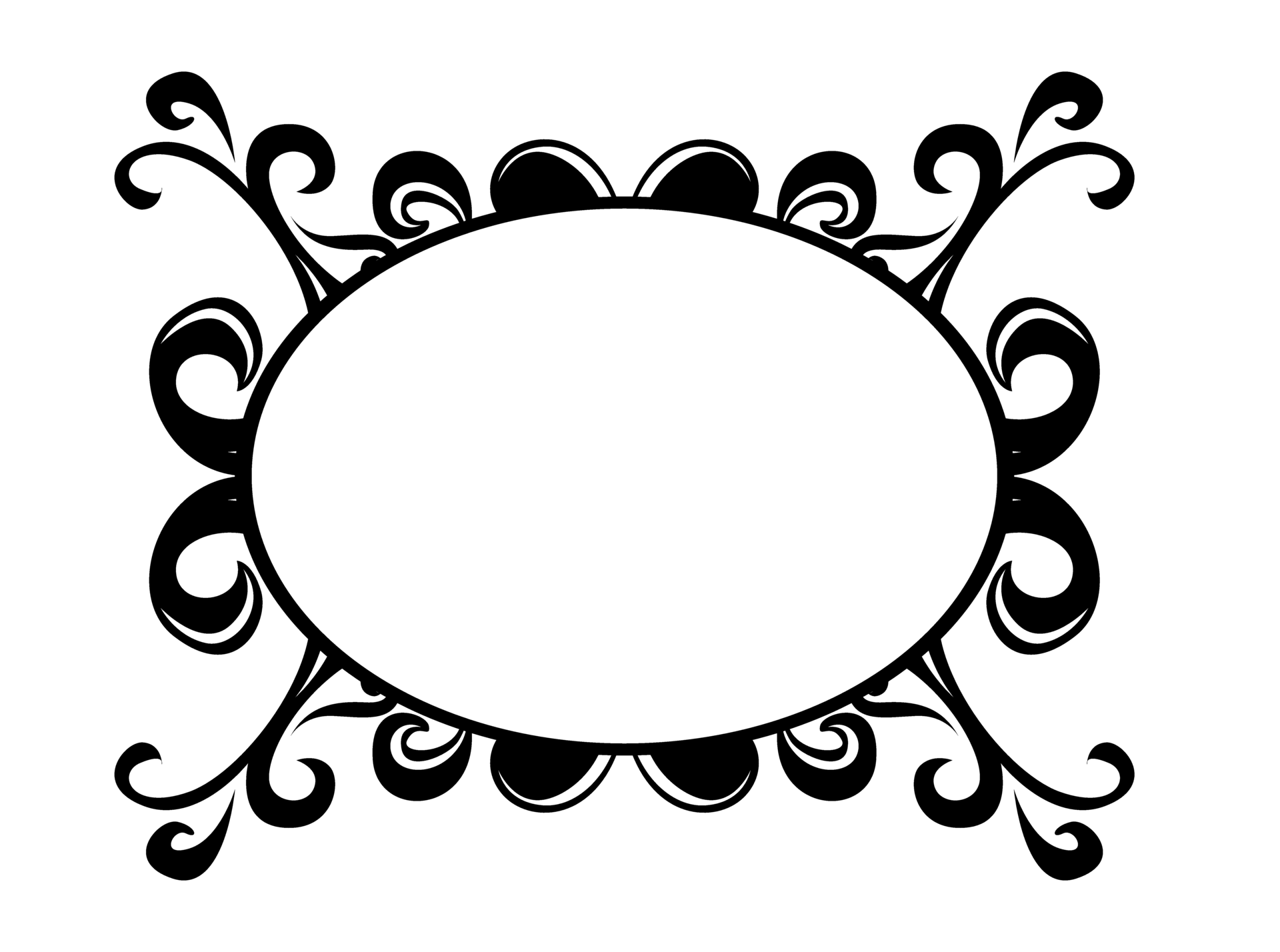 Aesthetic Frame Design with Circle Shape 14220636 PNG