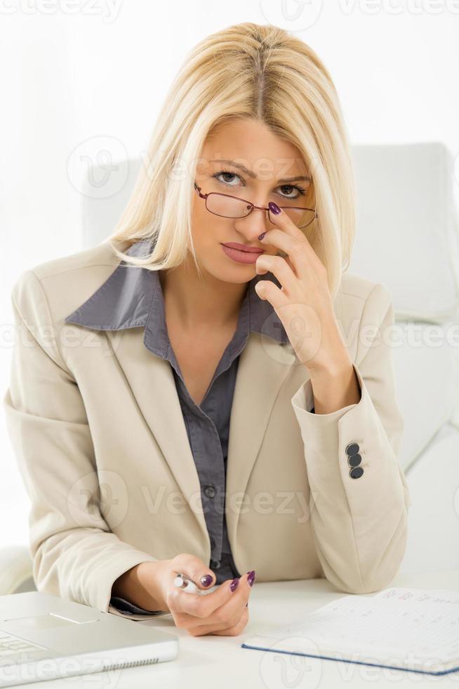 Cute Secretary view photo
