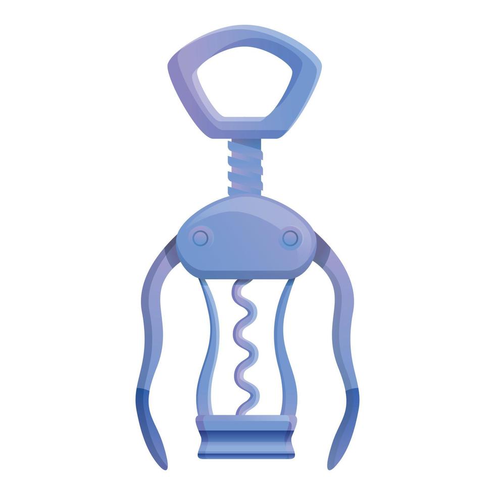 Bottle-opener icon, cartoon style vector