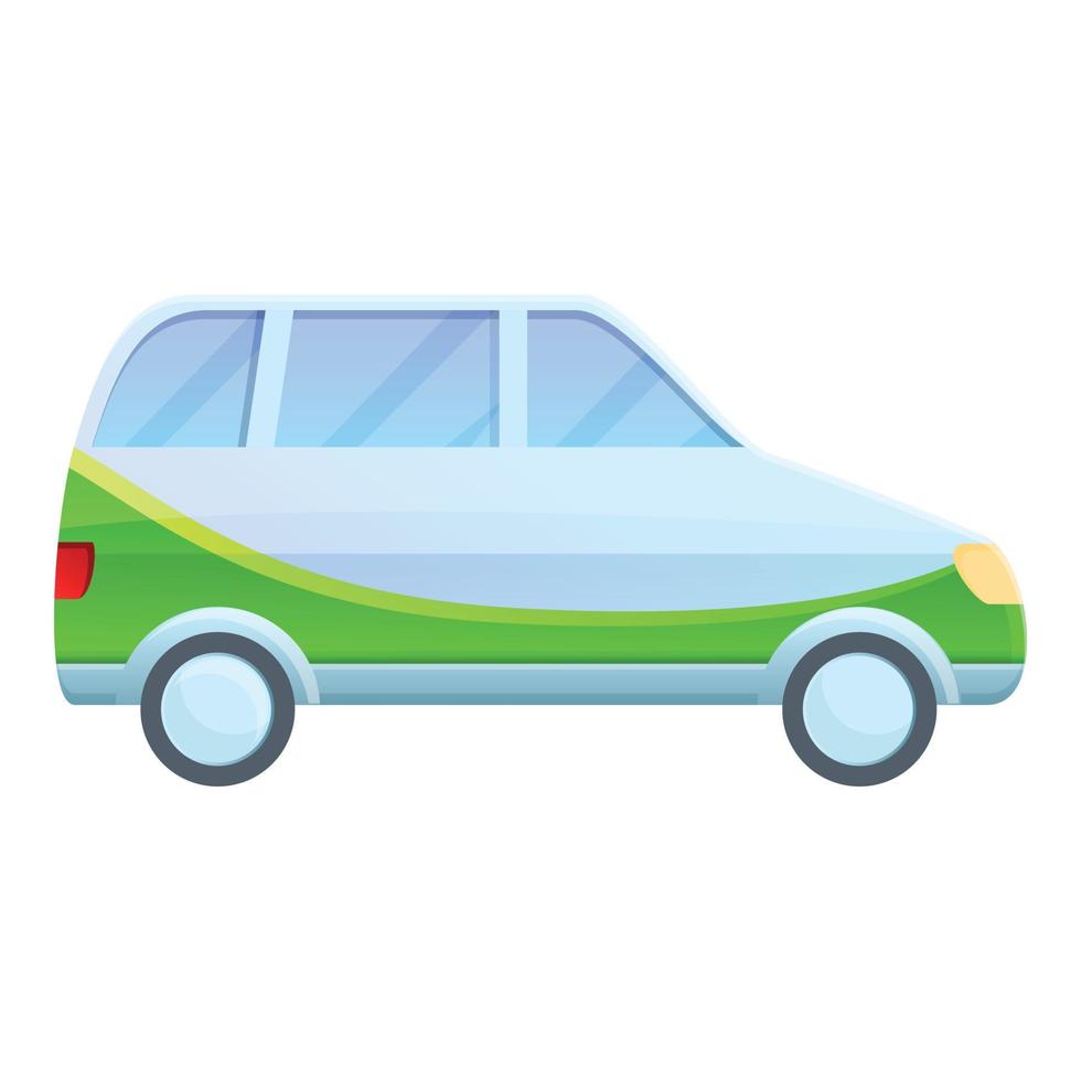 Future hybrid car icon, cartoon style vector