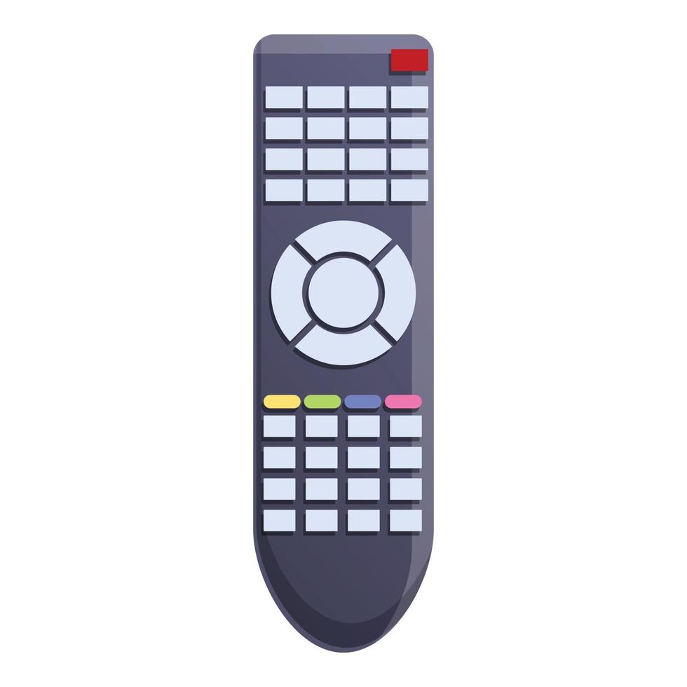 Multiview tv remote control icon, cartoon style vector