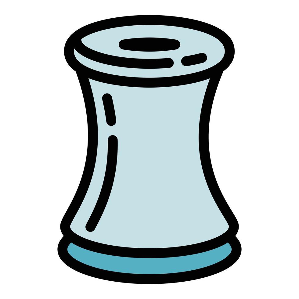 Mouthpiece electronic cigarette icon, outline style vector