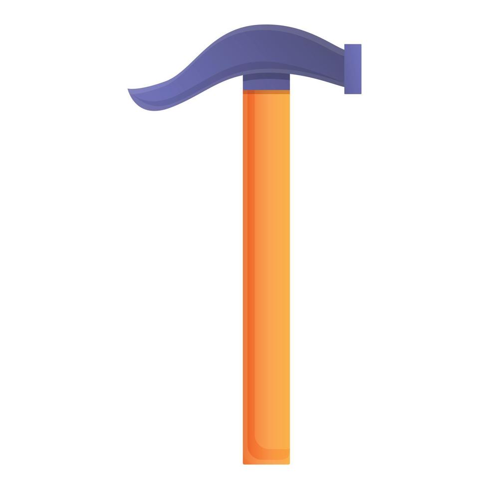 Shoemaker hammer icon, cartoon style vector