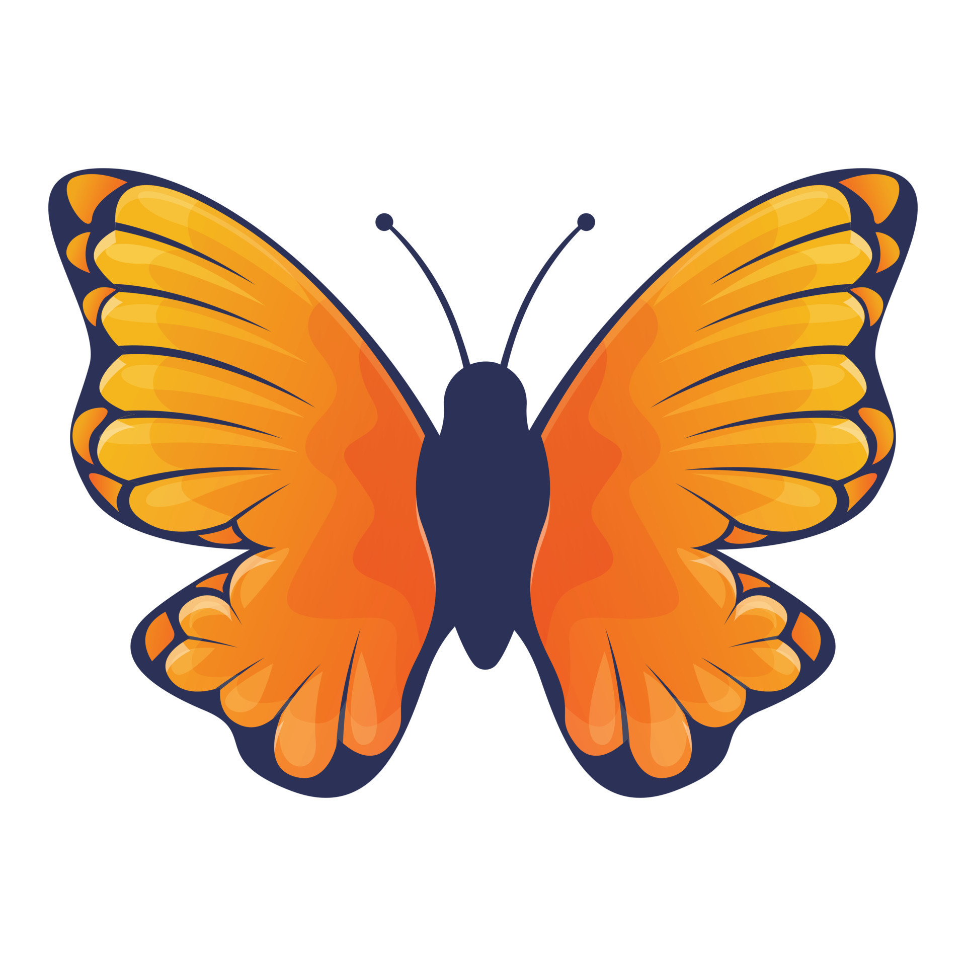 Cute brown butterfly icon, cartoon style 14222057 Vector Art at Vecteezy