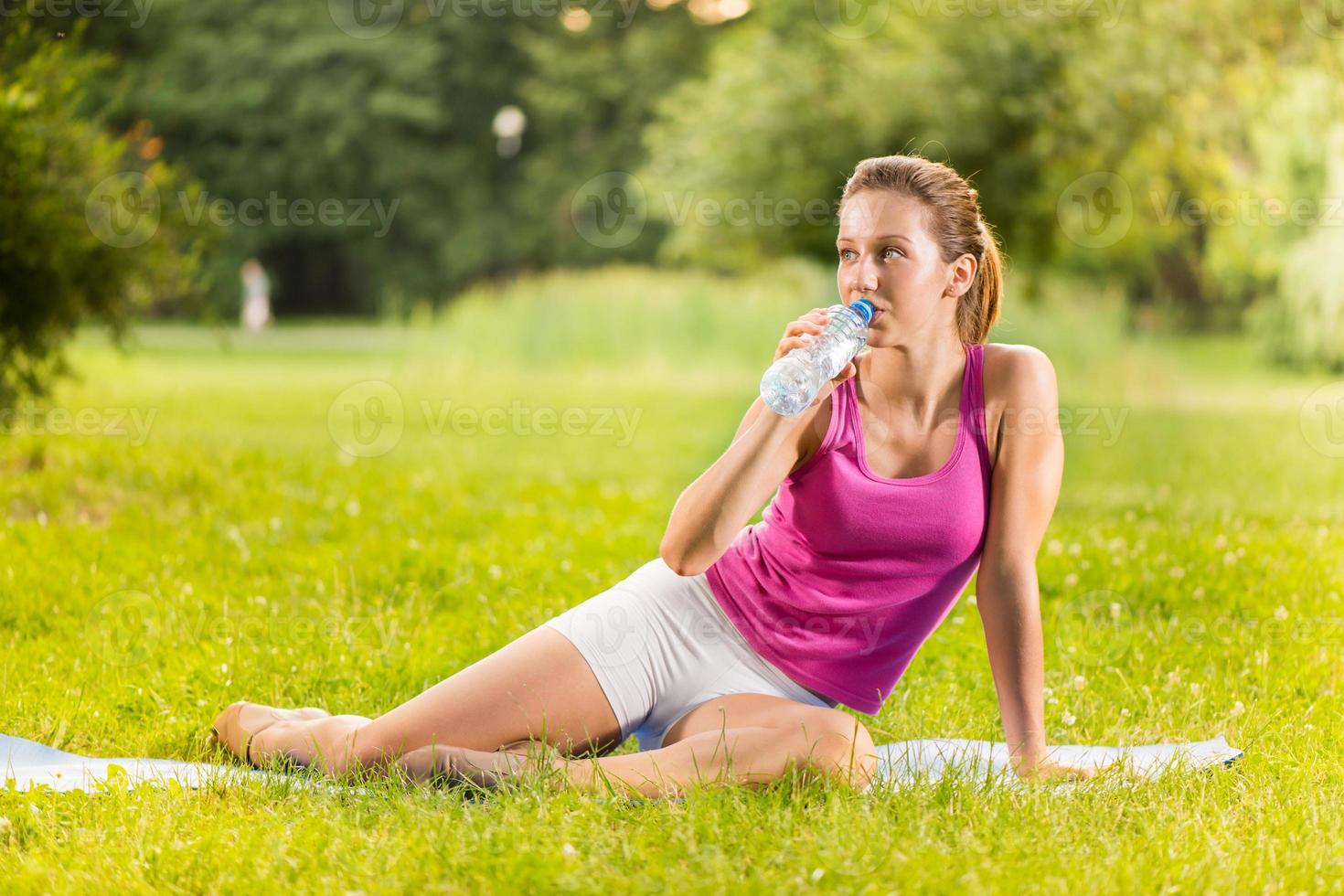 Water break view photo