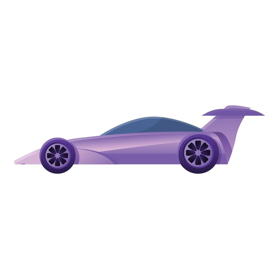 Remote control race car toy icon, cartoon style vector