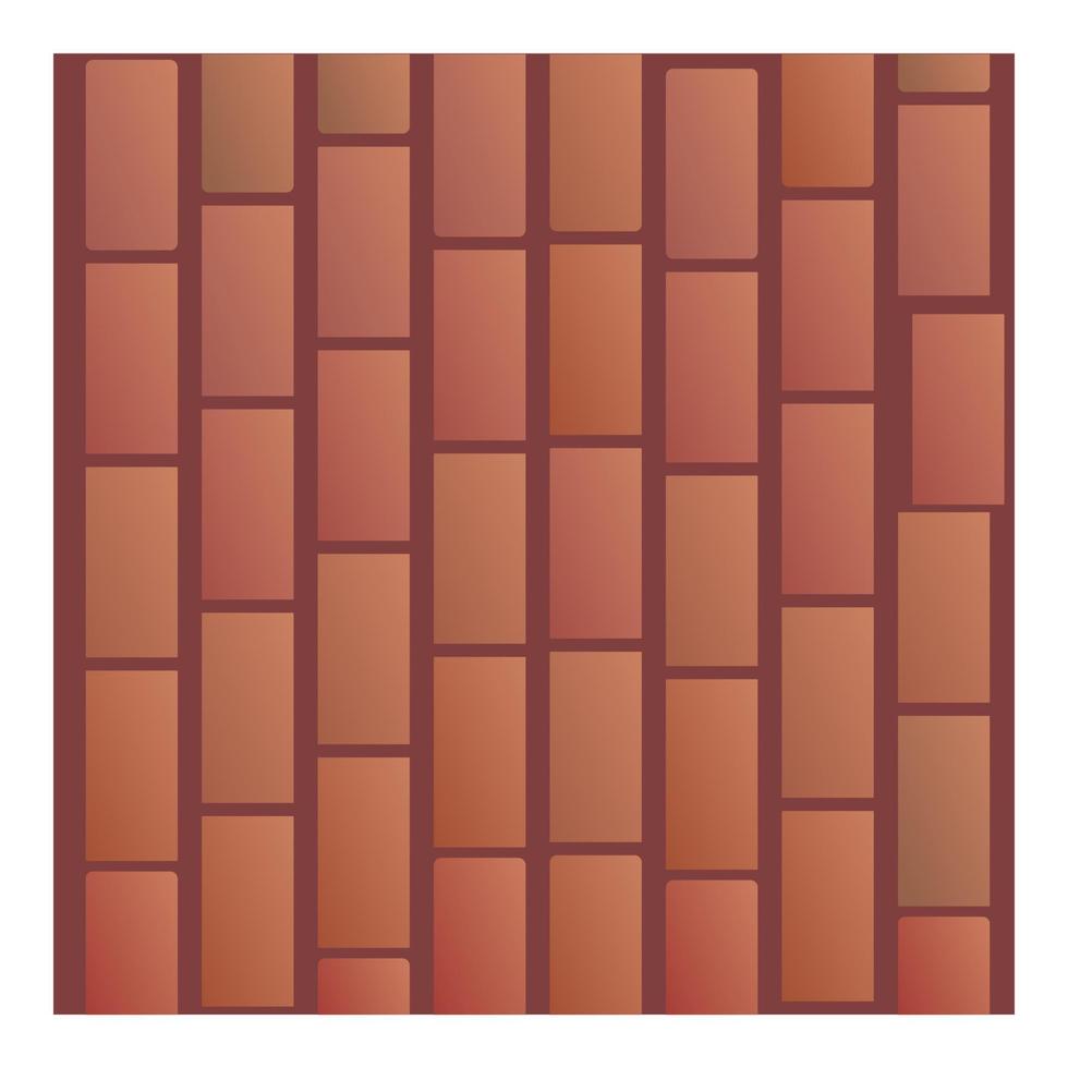 Paving icon, cartoon style vector