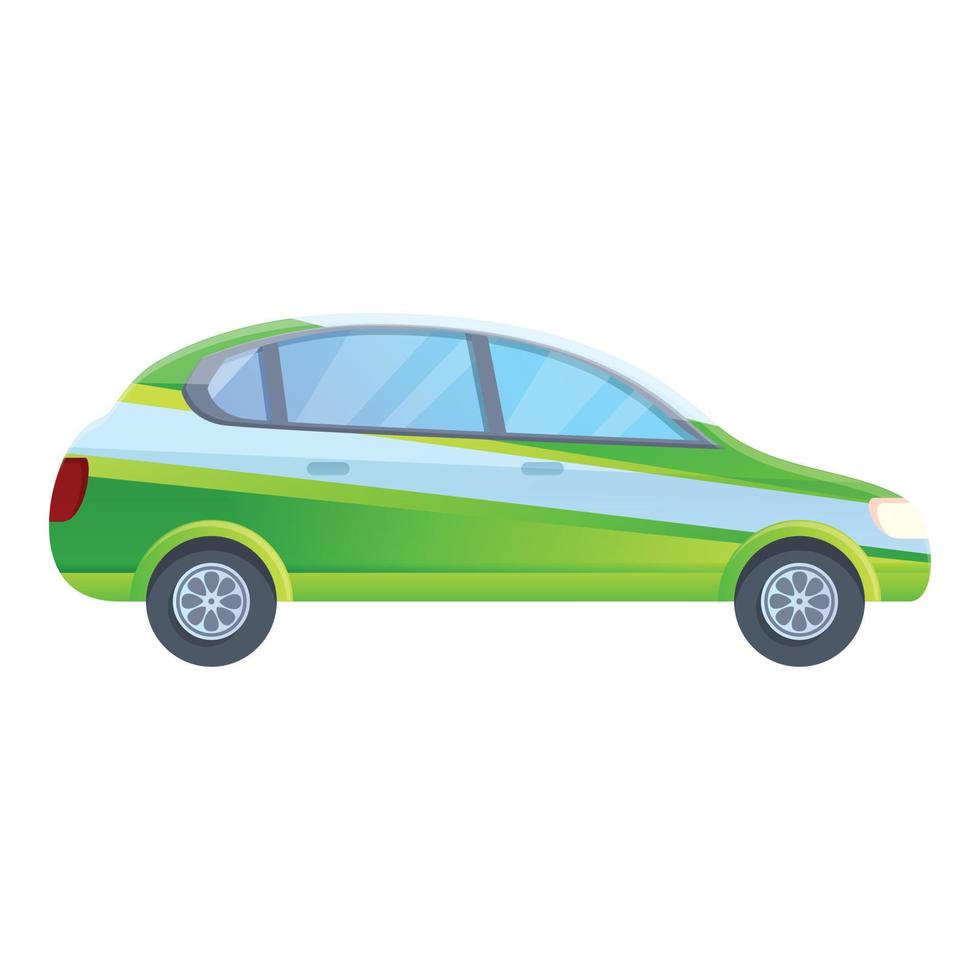 Hybrid auto icon, cartoon style vector