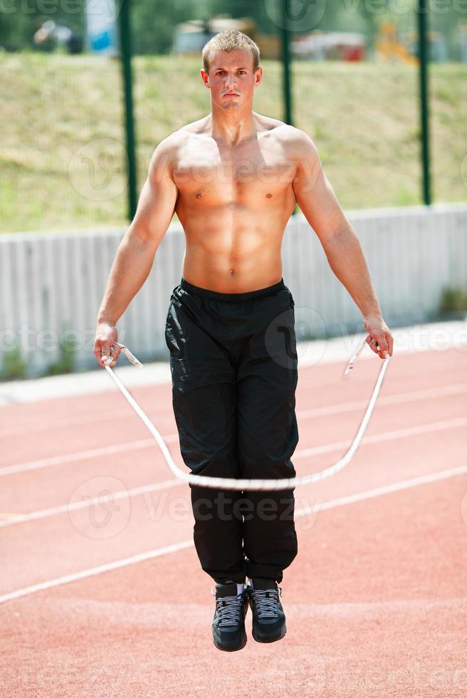 Skipping rope view photo