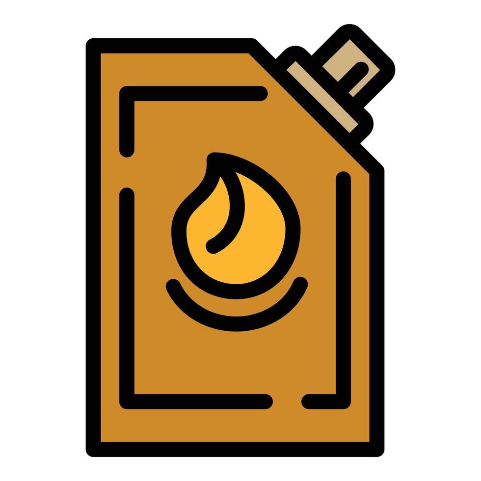 Mustard package icon, outline style vector