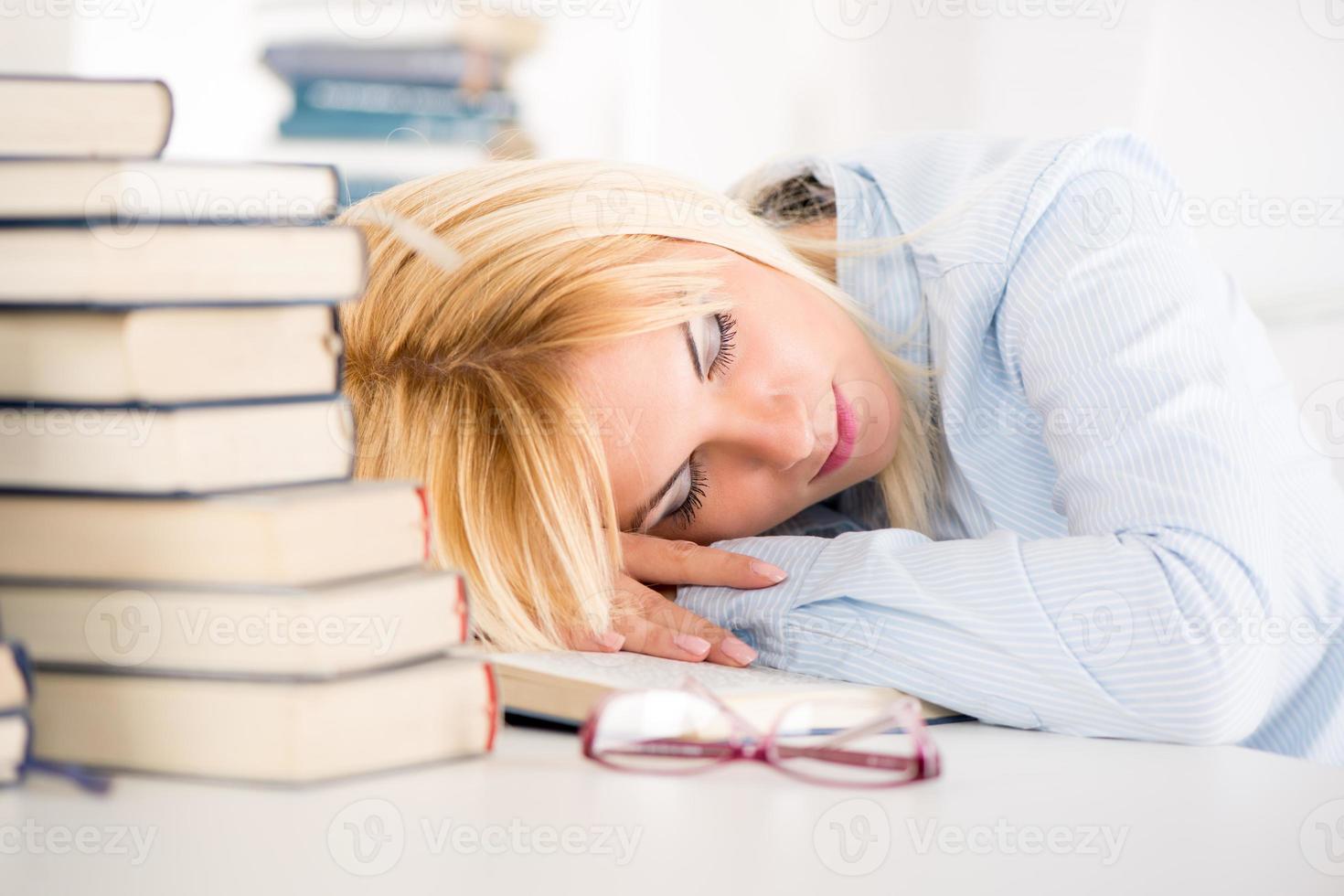 Tired Student view photo
