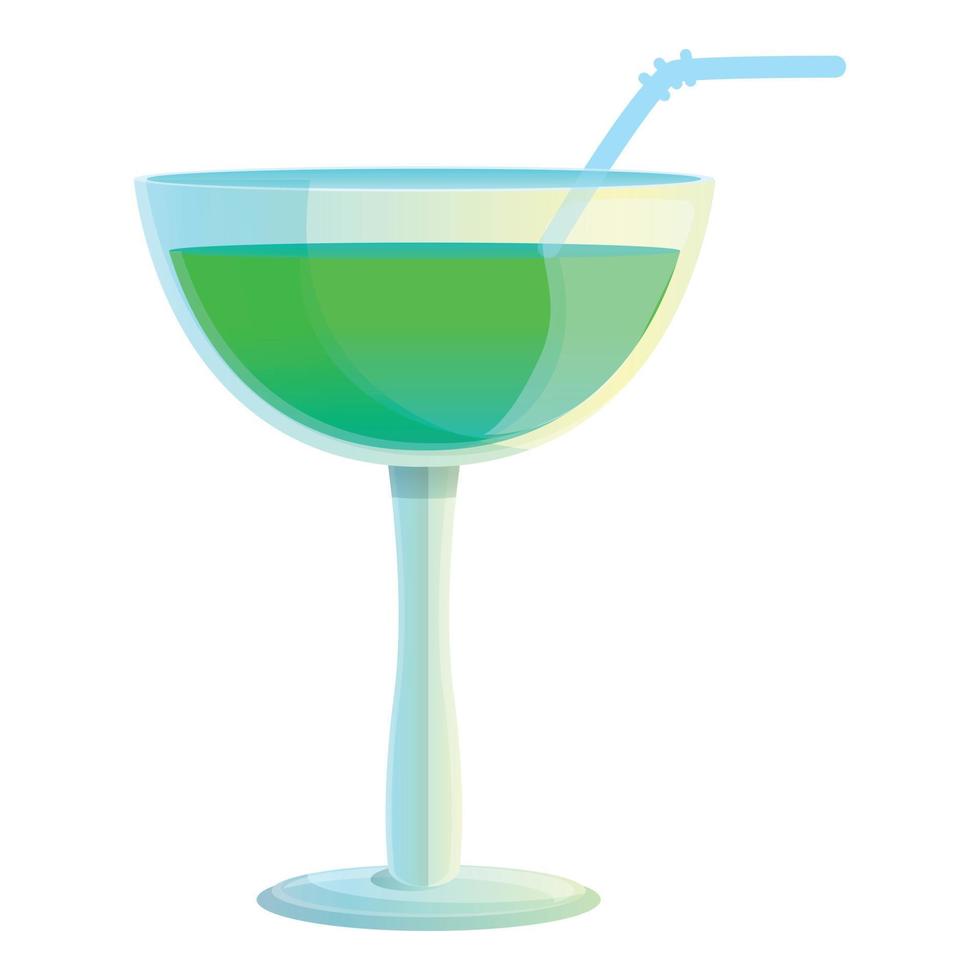 Margarita cocktail icon, cartoon style vector