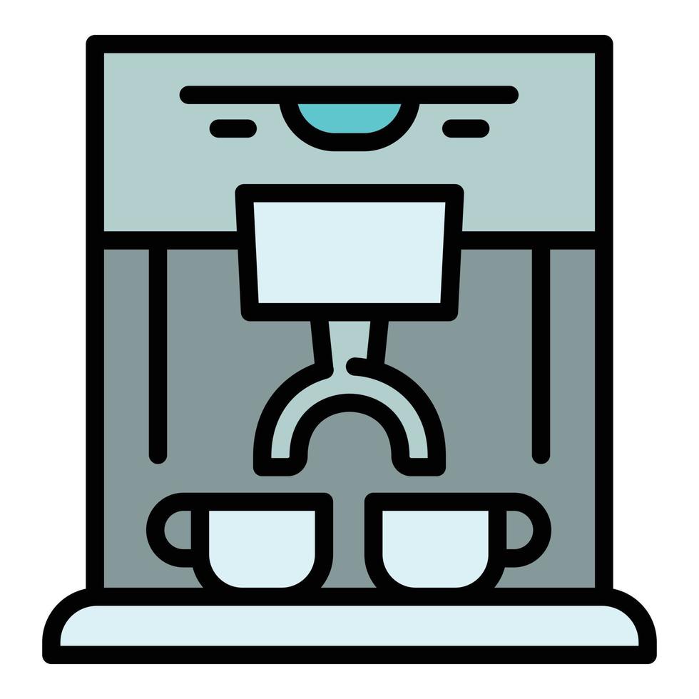 Professional coffee machine icon, outline style vector