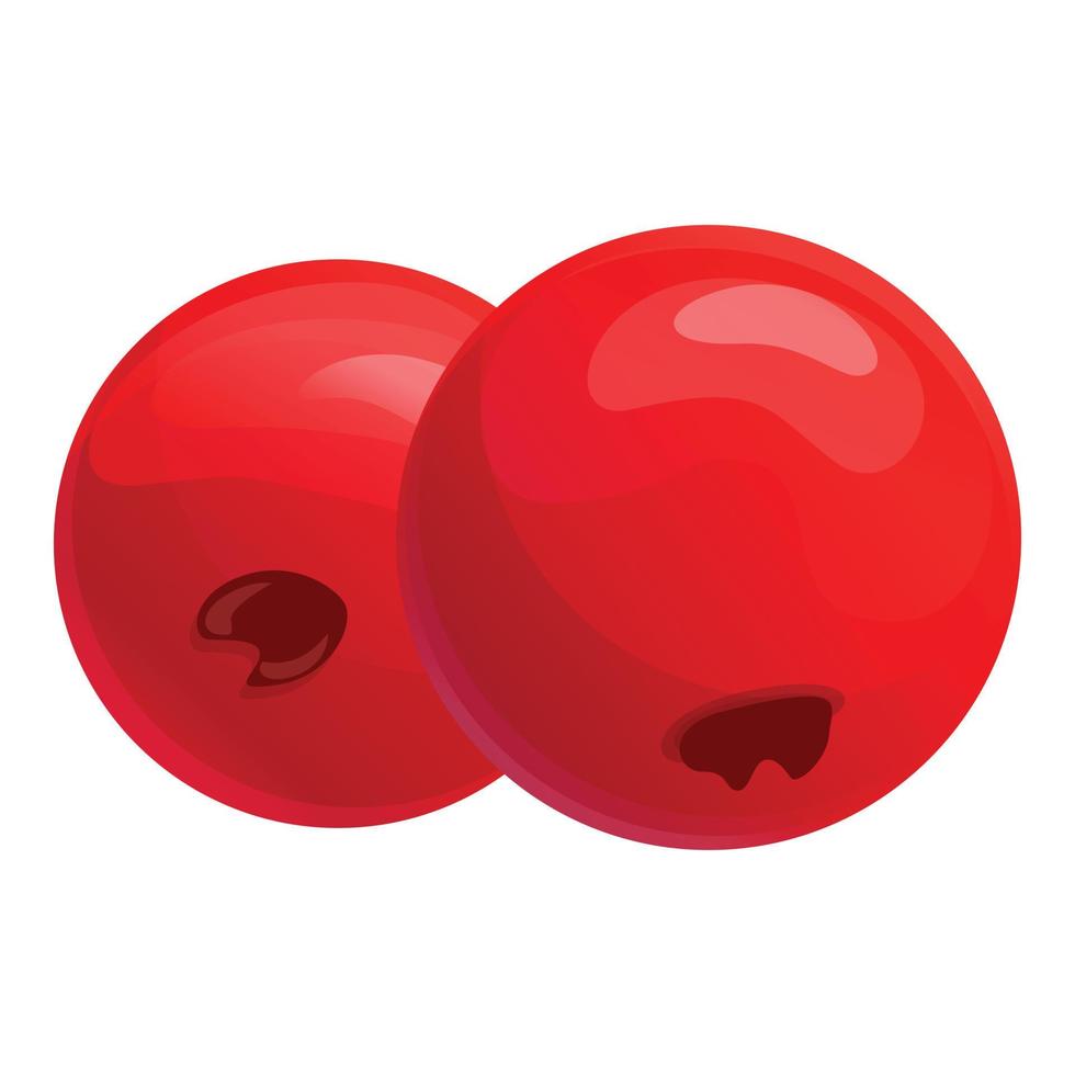 Red currant icon, cartoon style vector