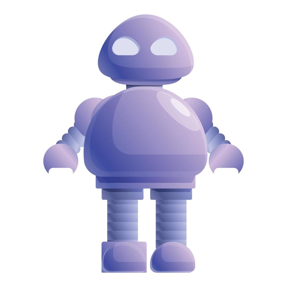 Robot remote control icon, cartoon style vector