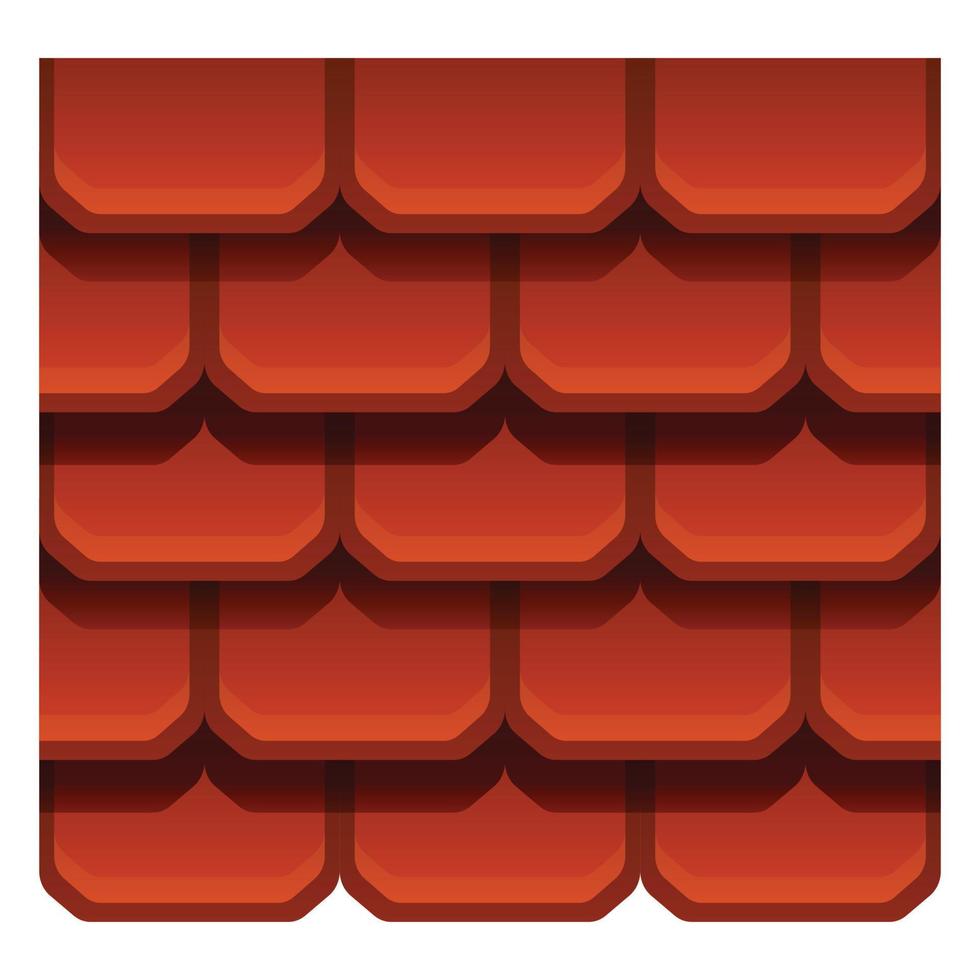 Material roof icon, cartoon style vector