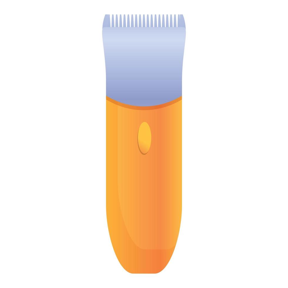 Modern hair clipper icon, cartoon style vector