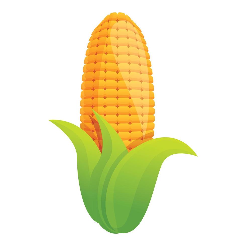 icono de planta de maíz, estilo de dibujos animados 14223682 Vector en  Vecteezy