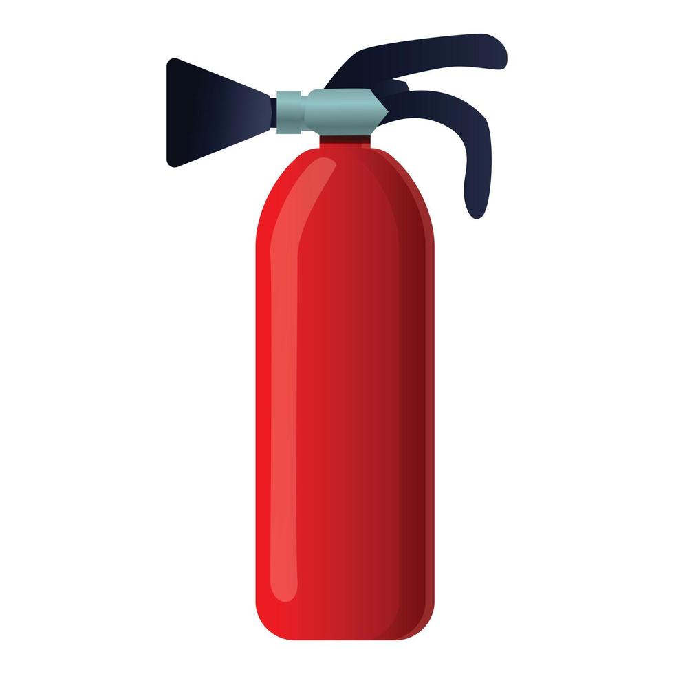icono de extintor de incendios, estilo de dibujos animados vector