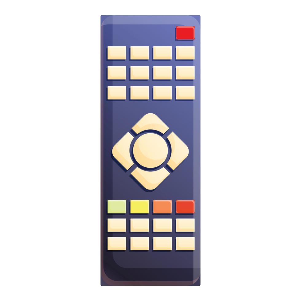 Smart tv remote control icon, cartoon style vector
