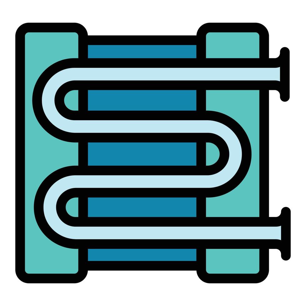 Conditioner pipe icon, outline style vector