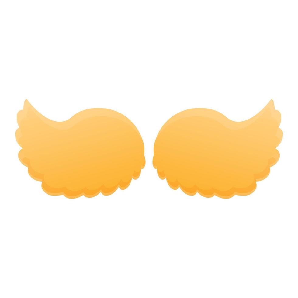 Wings icon, cartoon style vector