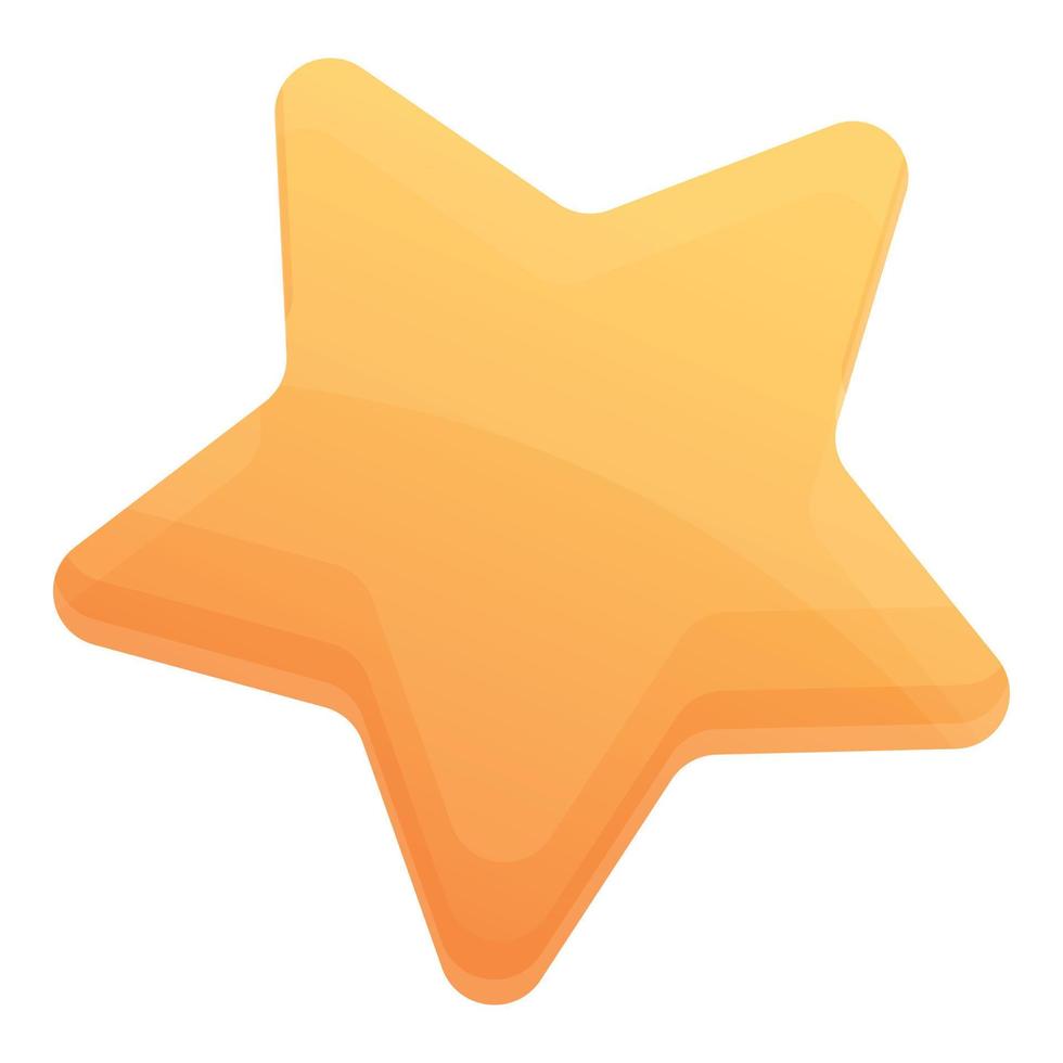 Star planetarium icon, cartoon style vector