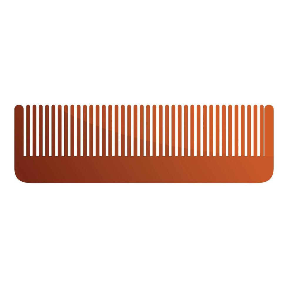 Hair comb icon, cartoon style vector