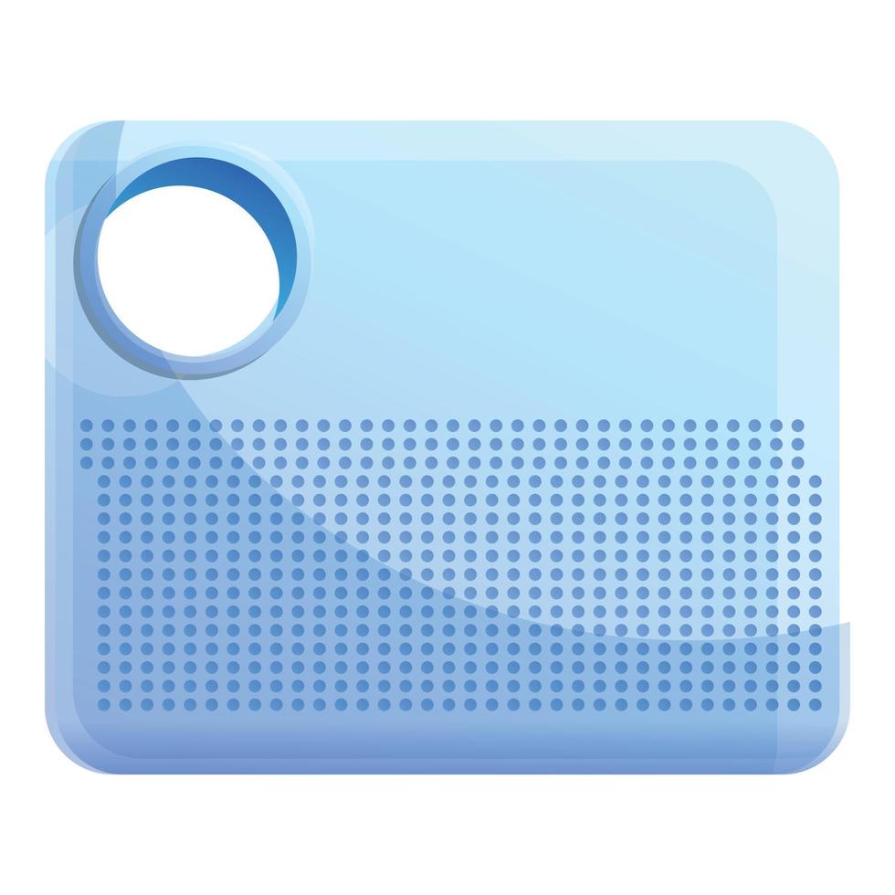 Air purifier icon, cartoon style vector