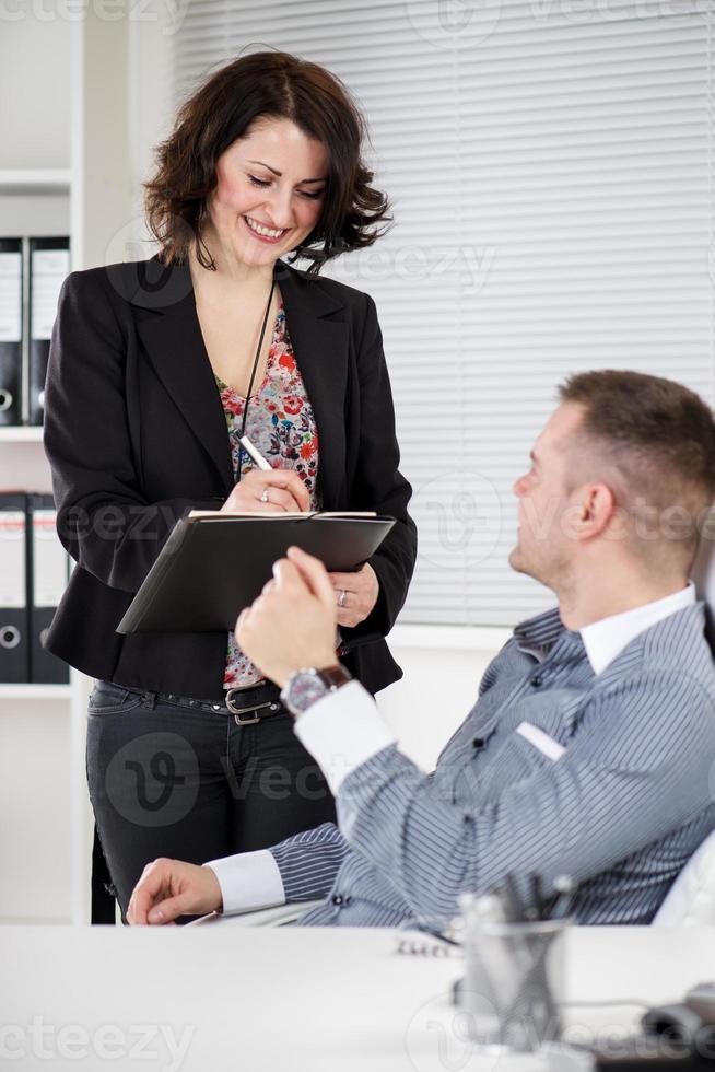 Dictating office view photo