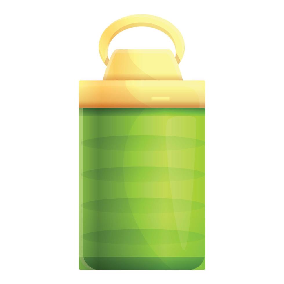 Water bottle icon, cartoon style vector