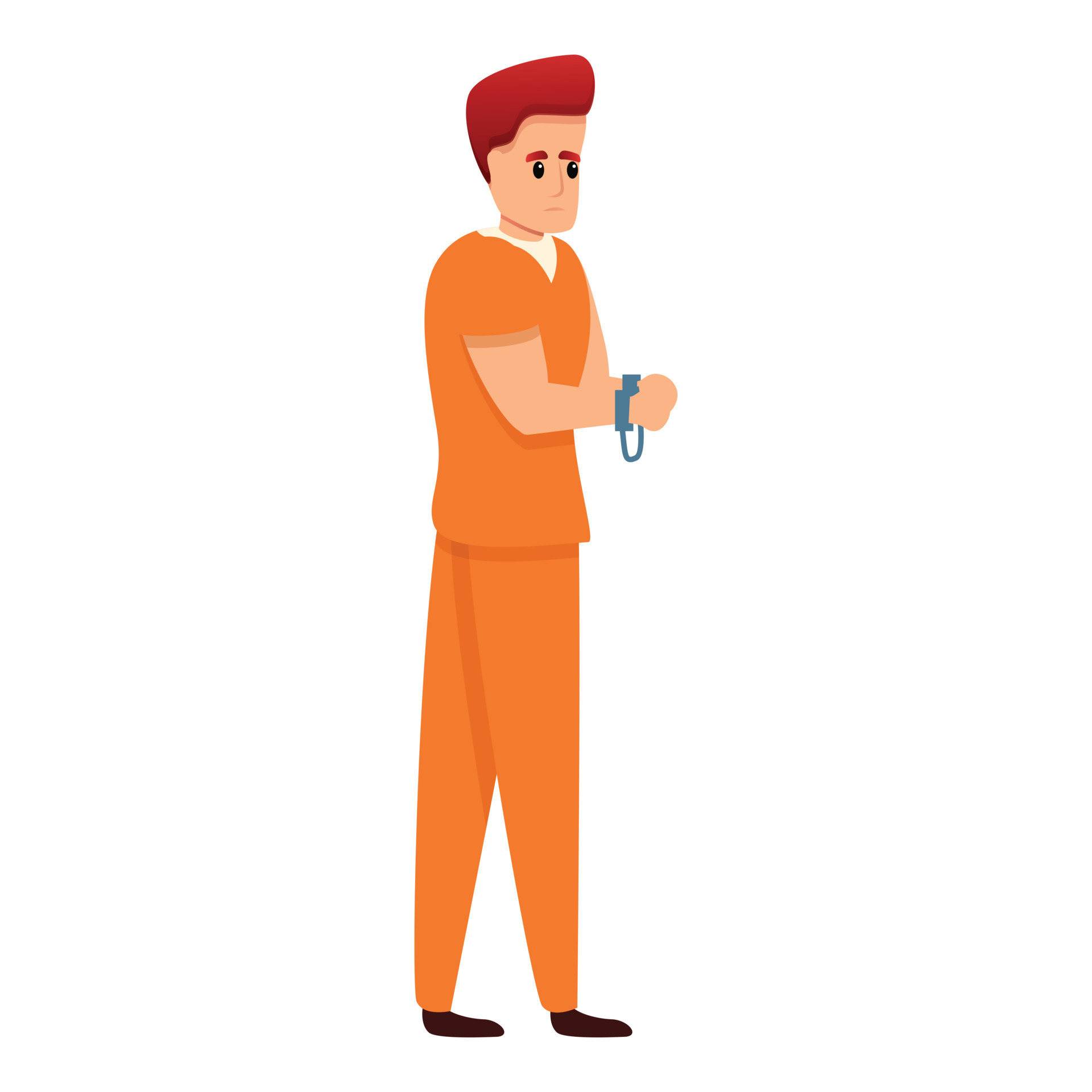 Prison handcuffs icon, cartoon style 14225216 Vector Art at Vecteezy