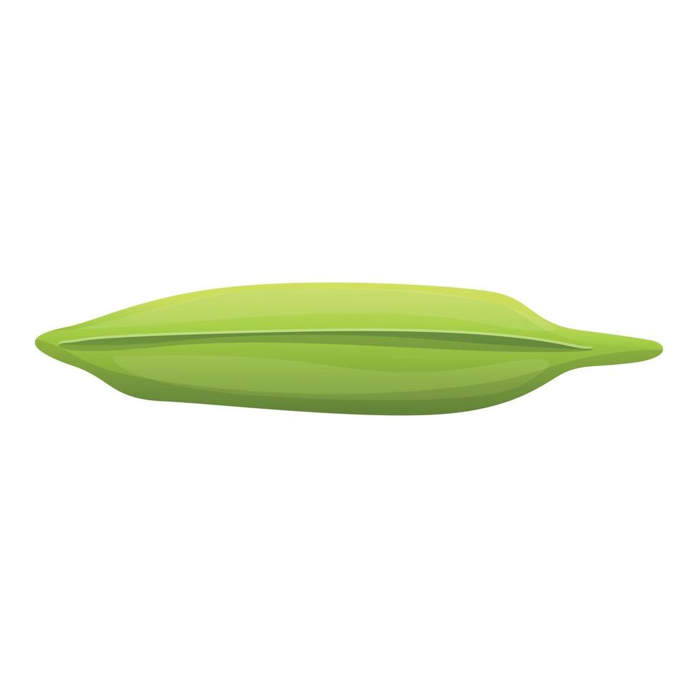 Whole peas icon, cartoon style vector