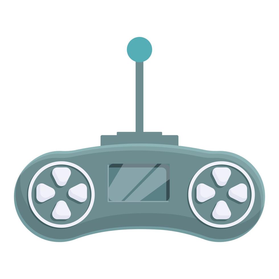 Remote control equipment icon, cartoon style vector