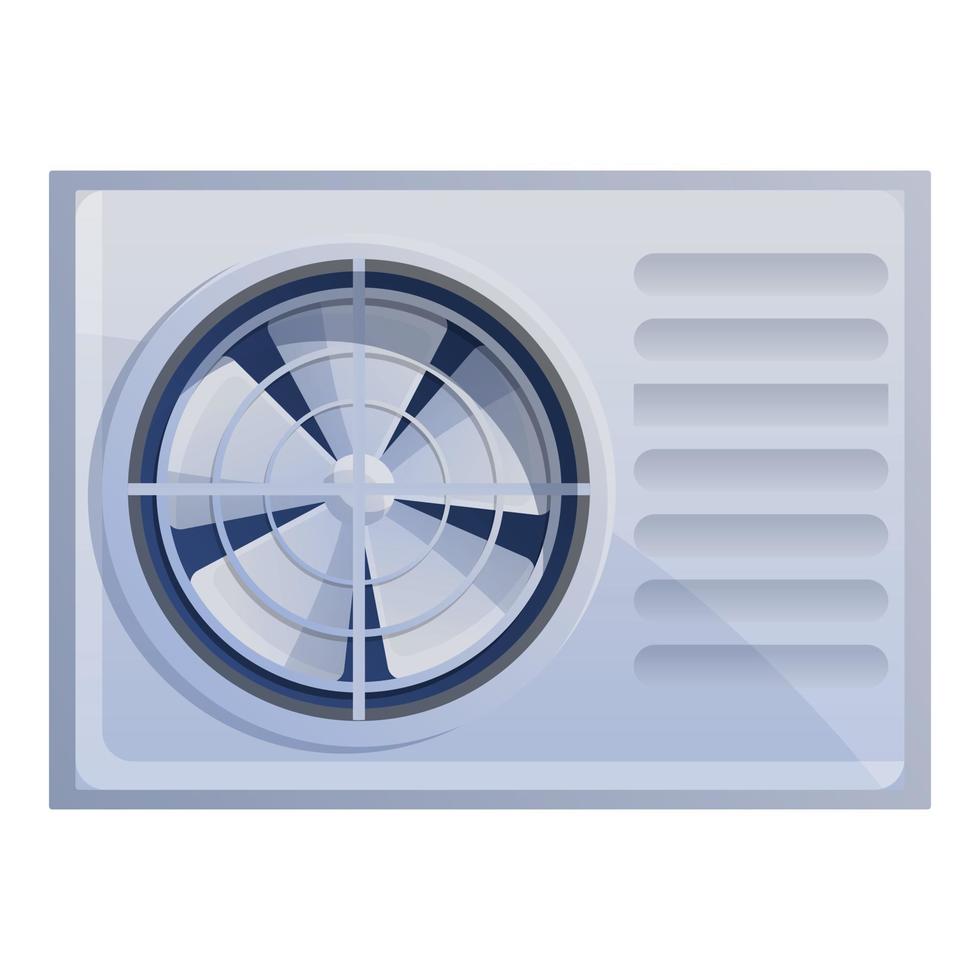 Air conditioner ventilator icon, cartoon style vector