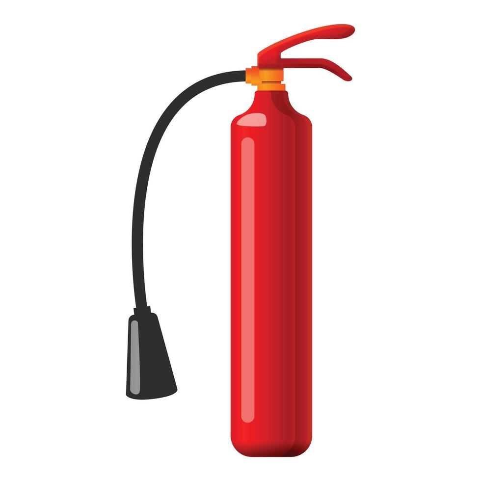 Gas fire extinguisher icon, cartoon style vector
