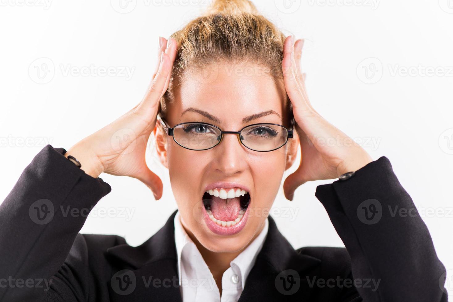 Businesswoman In Stress photo