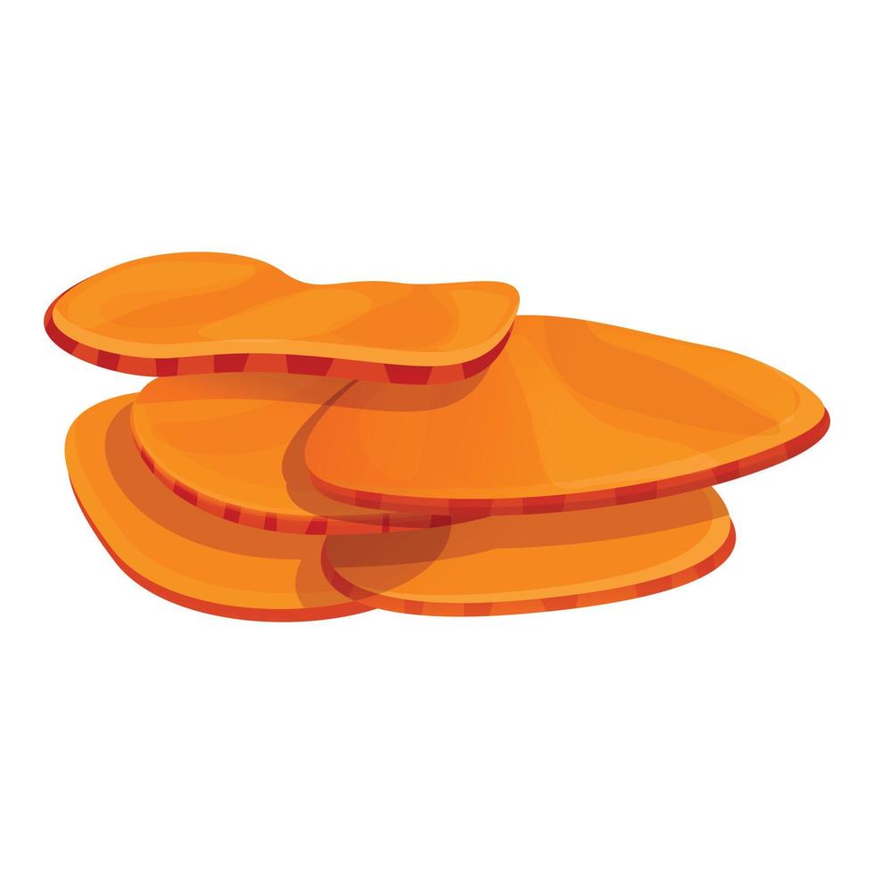Coral mushroom icon, cartoon style vector