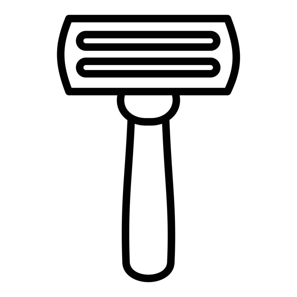 Classic razor icon, outline style vector