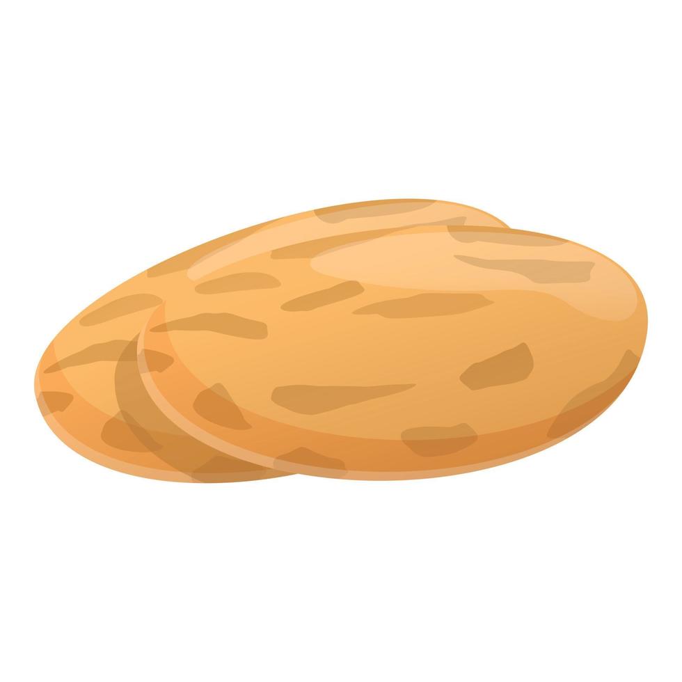 Pinto beans icon, cartoon style vector