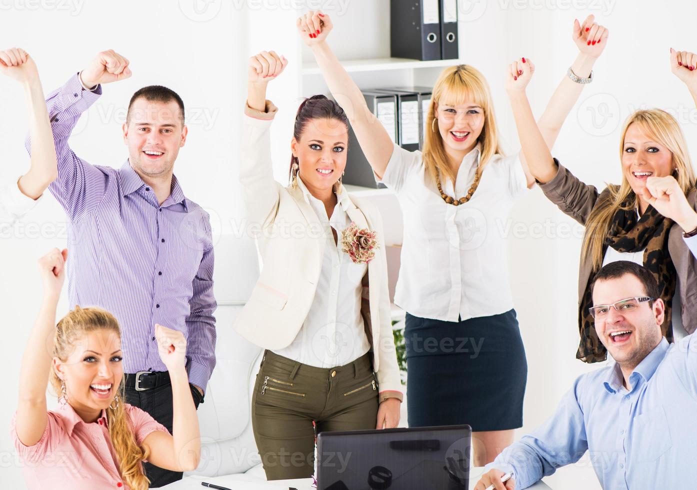 Successful Business team photo