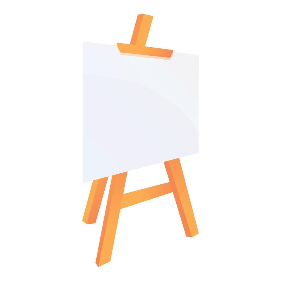 Poster easel icon, cartoon style 14227534 Vector Art at Vecteezy