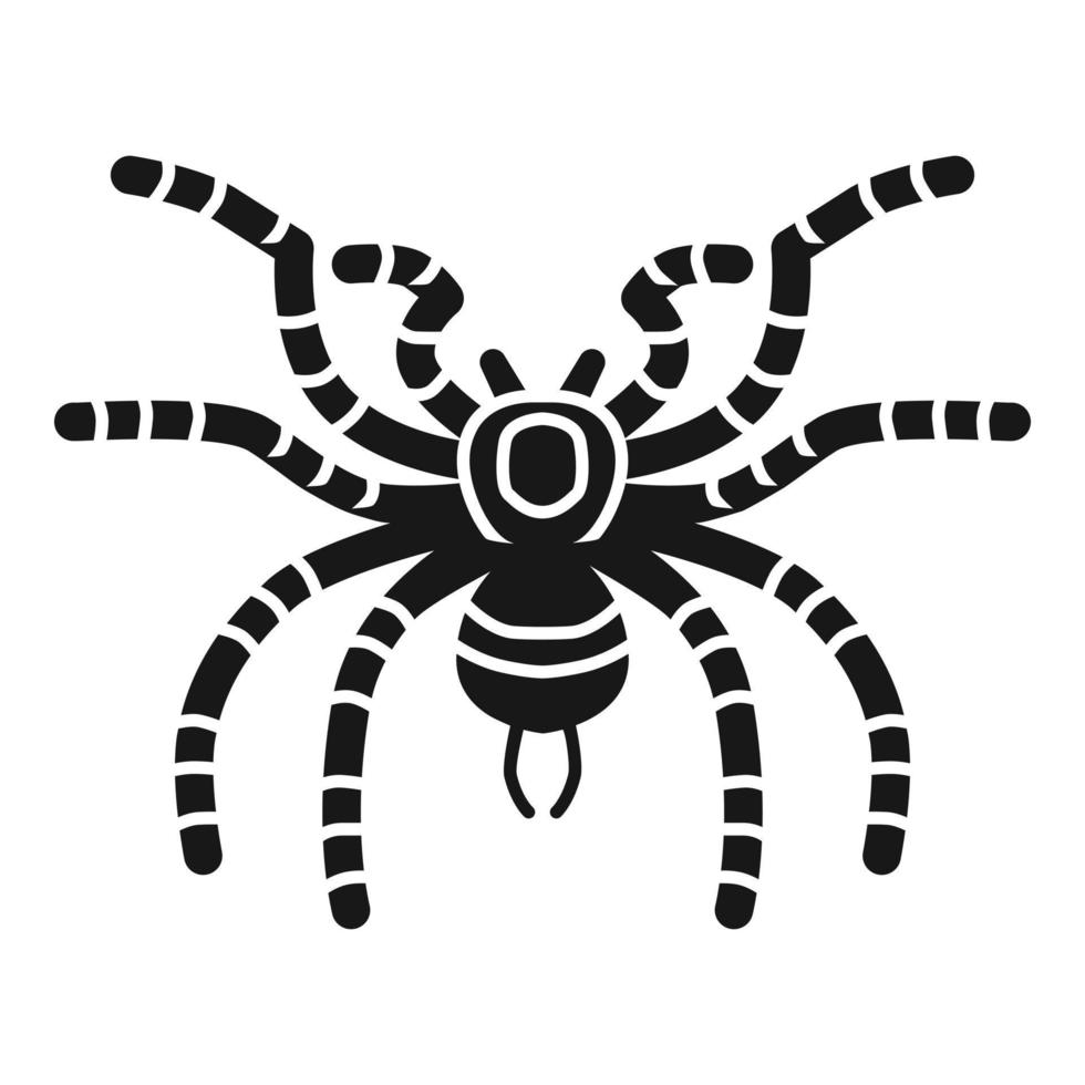 icono de araña tarántula, estilo simple vector