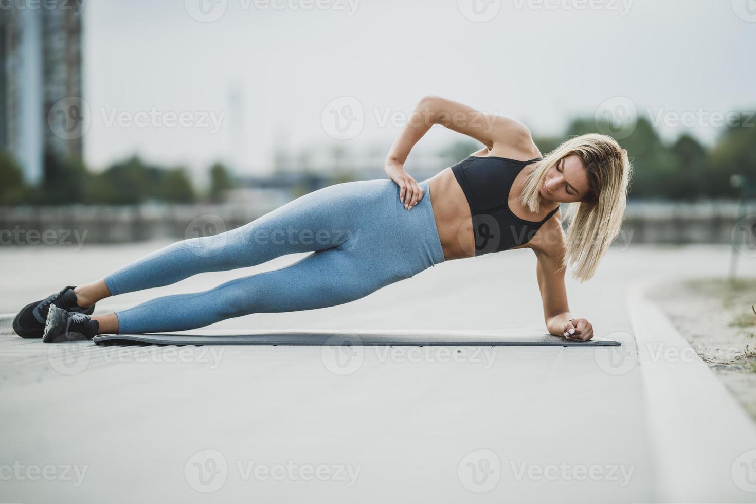 Keeping Her Core Muscles Strong photo