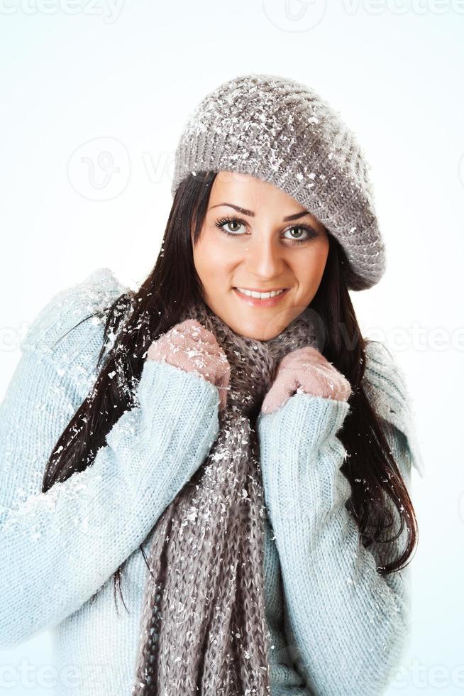 Winter Woman view photo