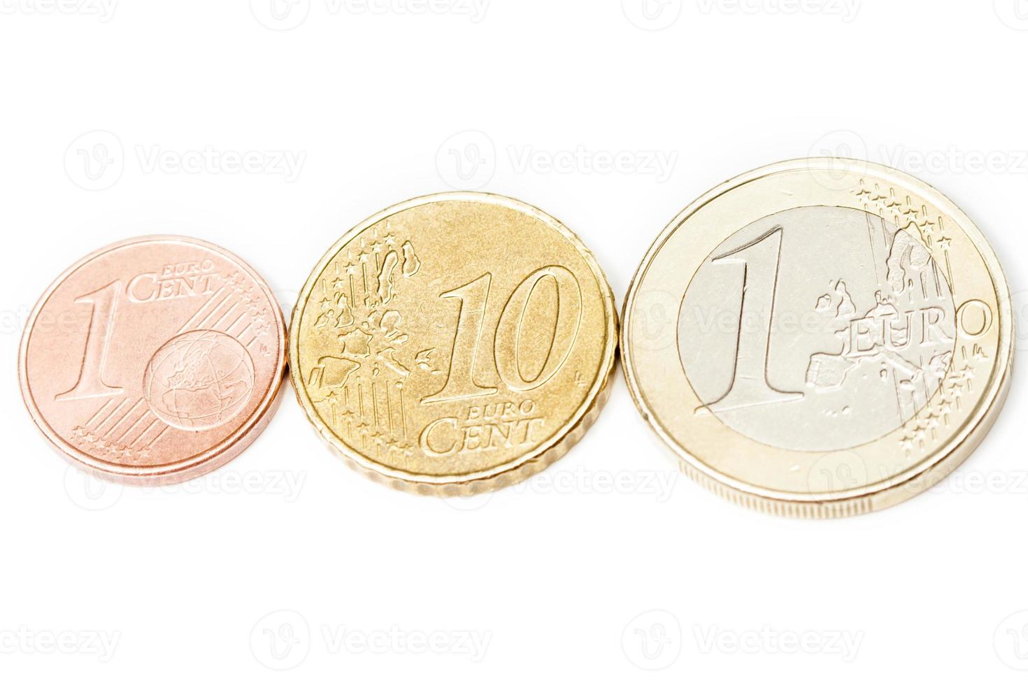 Euro Coins view photo