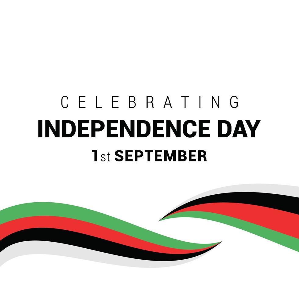 vector de diseño del día de la independencia de libia