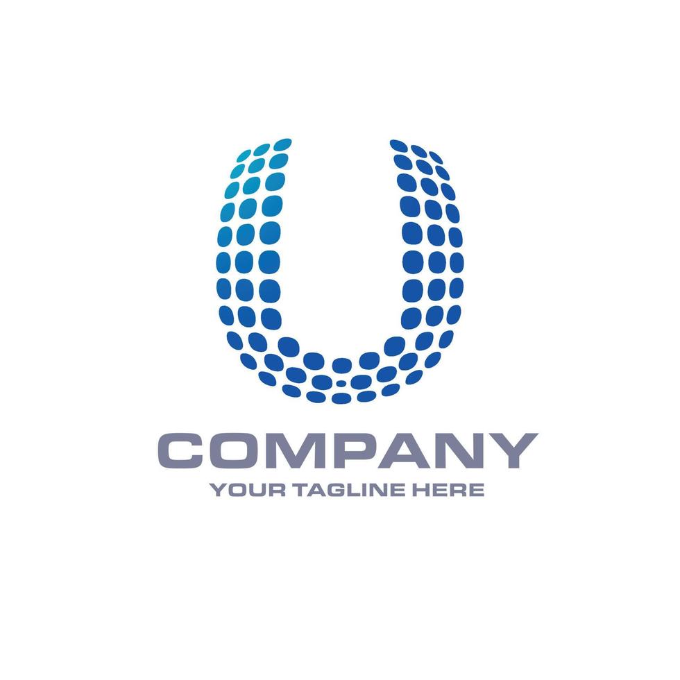 Alphabetic logo design with elegent design and typography vector