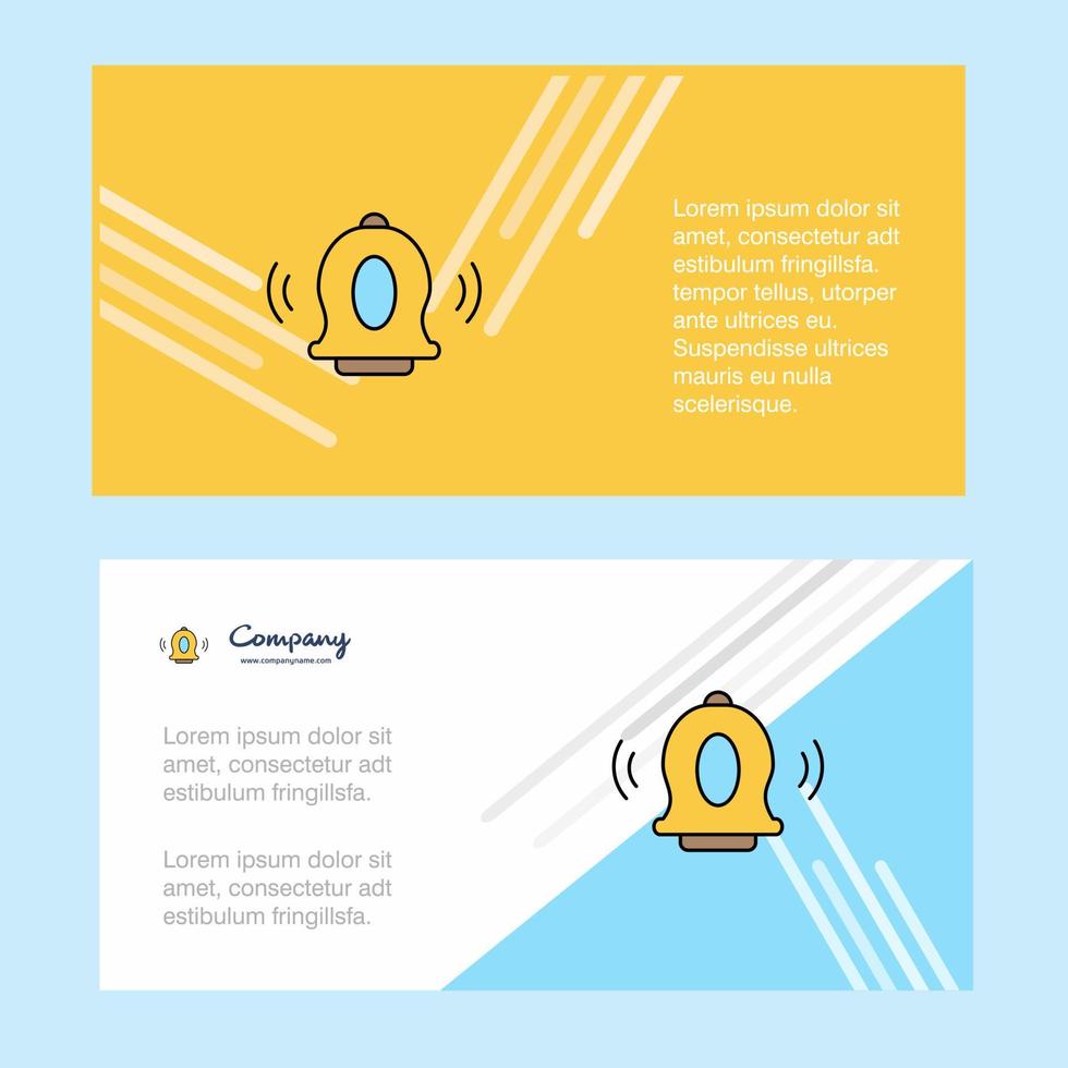 Bell abstract corporate business banner template horizontal advertising business banner vector