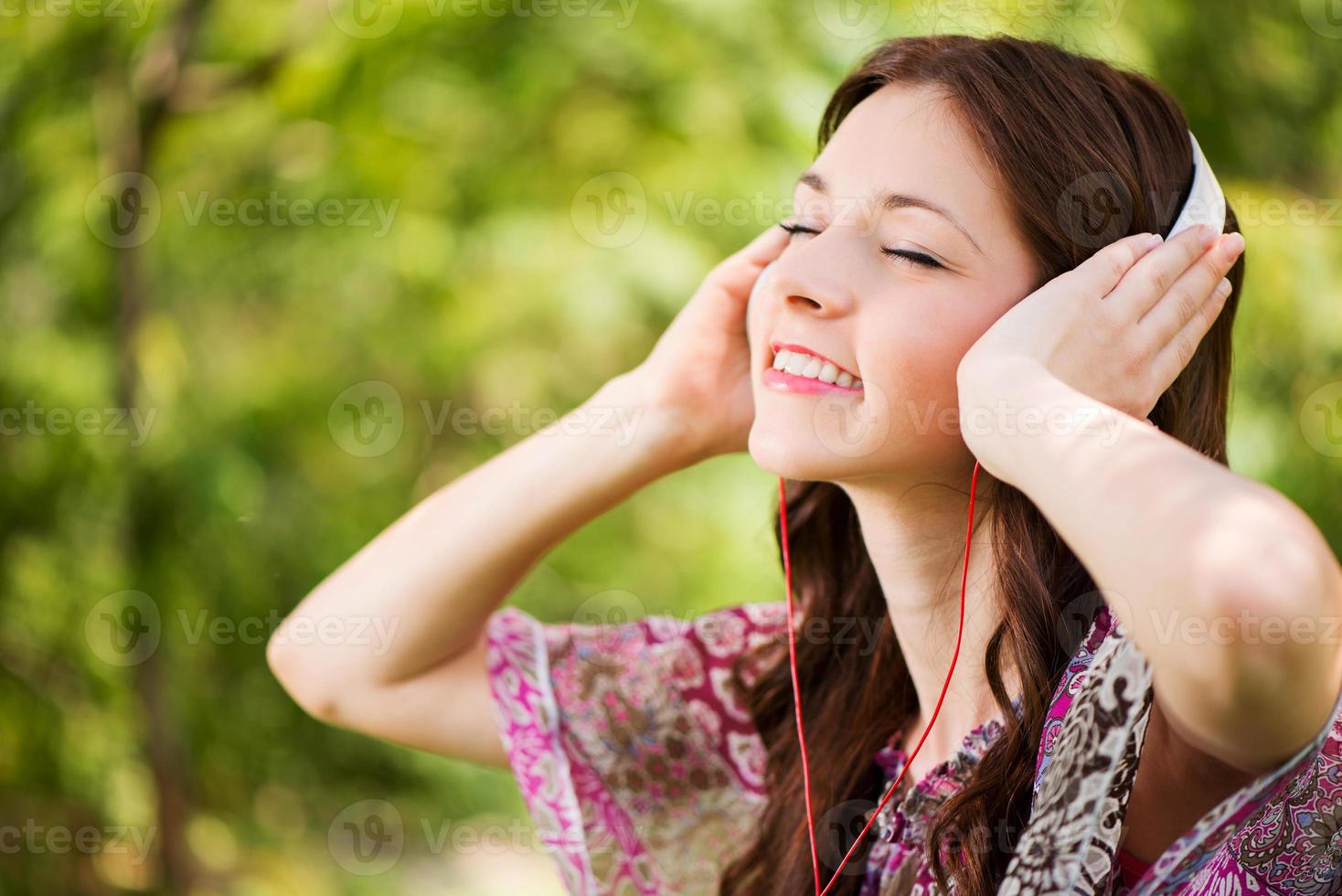 Listening Music in the Nature photo